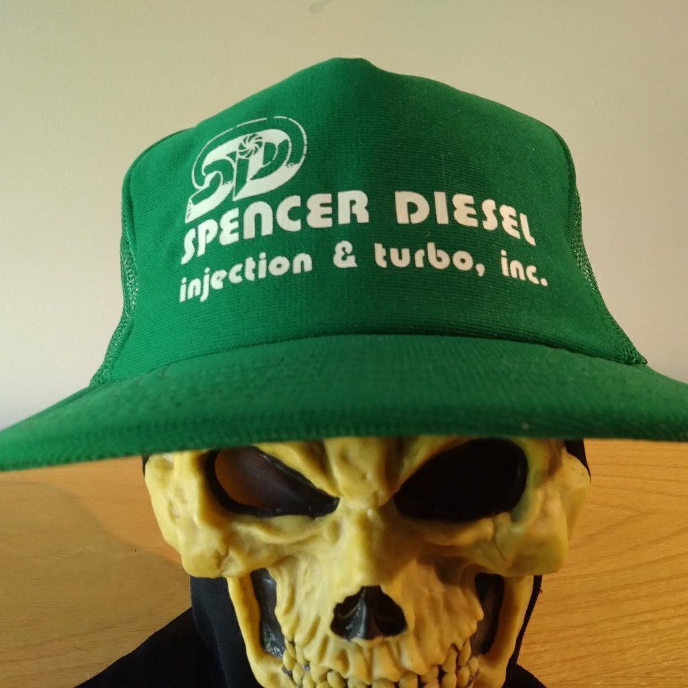 Vintage Spencer Diesel Injection & Turbo Snap Back Trucker Hat